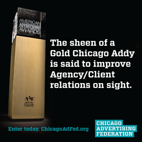 CALL FOR ENTRIES

There’s a lot an Addy can do for you. But you won’t know till you enter to win one: enter.americanadvertisingawards.com/a/Organization…

#ChicagoAF #Advertising #Marketing #Branding #AdvertisingAgency #AdAgency #MarketingAgency #AdvertisingFederation #AdvertisingAwards
