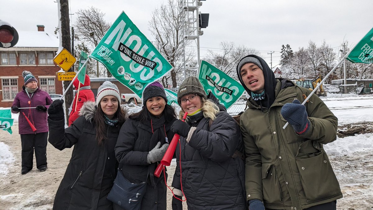 C'est reparti pour 7 jours! 

Fier d'être aux côtés de la #FAE pour améliorer la qualité de l'éducation au Québec. #Solidarité #FrontCommun #polqc