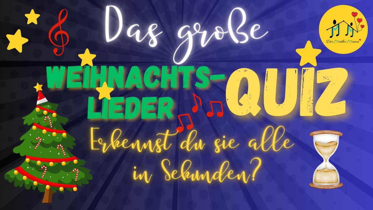 Das große Weihnachtslieder-Quiz: Mega-Spaß für Groß &amp; Klein, Familie, Schule, Weihnachtsfeier... youtu.be/JuCoWflsxZc# #Weihnachten #Weihnachtsliederraten #Weihnachtsquiz, #twlz