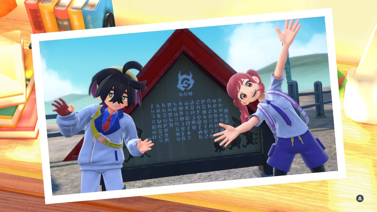 LauCrossing's tweet photo. Que mono me parece Cass. De momento enganchada al Dlc de Pokemon *-* #PokemonEscarlataPurpura #NintendoSwitch https://t.co/WbYYvT3opK