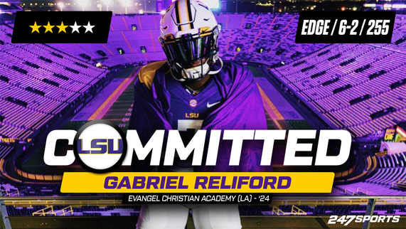 LSU Tigers on 247Sports on X With Gabe Reliford on board LSU nudged up a spot No. 12 on the 247Sports Team Recruiting Rankings with 27 commitments. https t GpjiSYOxfQ https t RNCbqq827f X