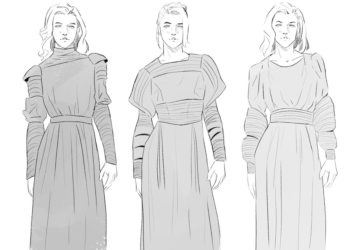 rosenxbr's tweet photo. Dress designs inspired by 1979 Alien https://t.co/A7rGGrVPVg