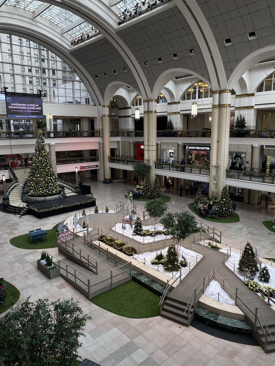 Our corporate headquarters in Downtown Cleveland is looking very festive! If you're in the area, check out the pop-up holiday bar by Nuevo! #Festive #Holiday