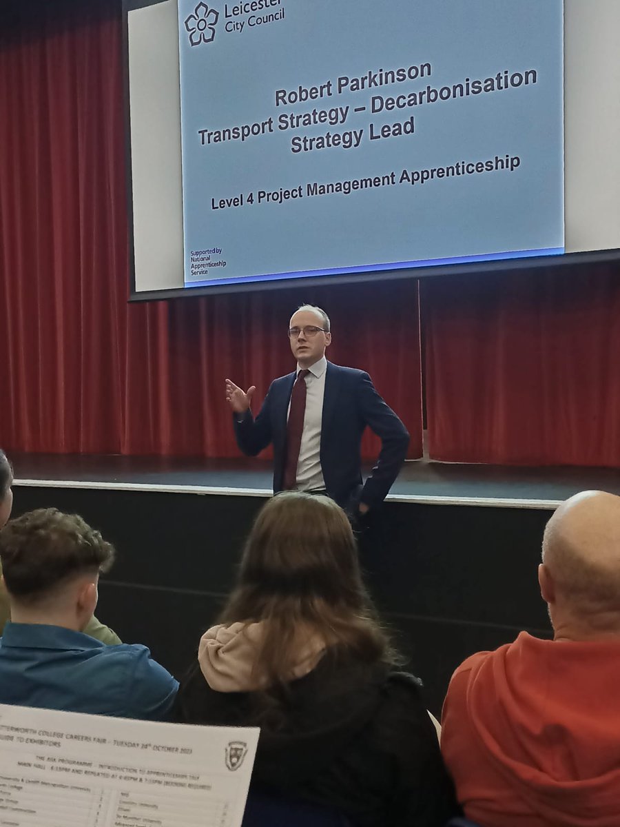 It was great to be invited back to my old school, Lutterworth College, recently to share with students my career path since leaving the school.

The jobs market is a tough place but it was great to hear the ambitions and aspirations of the young people in the room.
