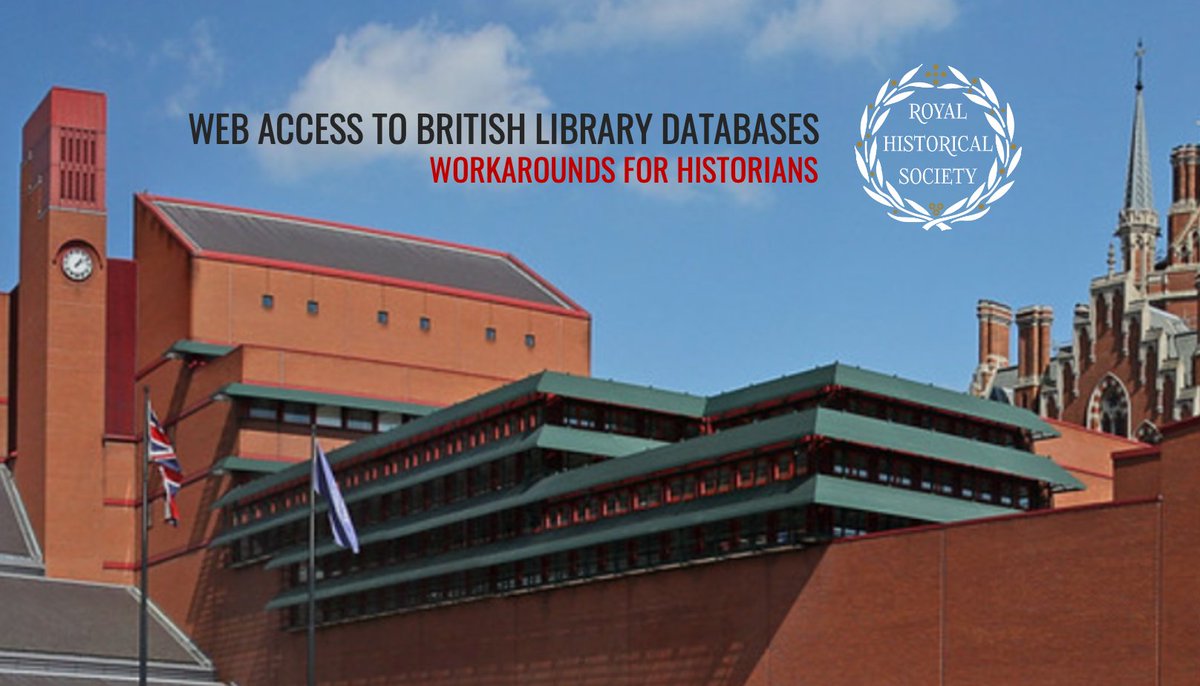 As staff @britishlibrary restore services following the cyber attack, @RoyalHistSoc has a (now updated) listing of guides, alternative content & workarounds for historians: bit.ly/3GoL8pA We also invite suggestions for additional content for use by #twitterstorians