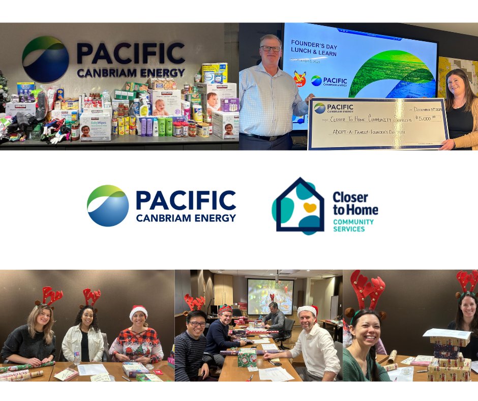 At Pacific Canbriam Energy, we are proud to support <a href="/CloserToHomeYYC/">Closer to Home (CTH)</a>  and the critical work the organization does to support families in need. #PacificCanbriamEnergy #ClosertoHome #communitygiving #rgefoundersday #rgefoundersday2023