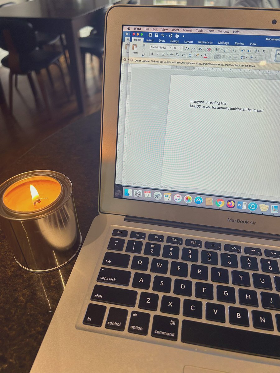 Any good tips for a writing routine? I just started lighting a candle.