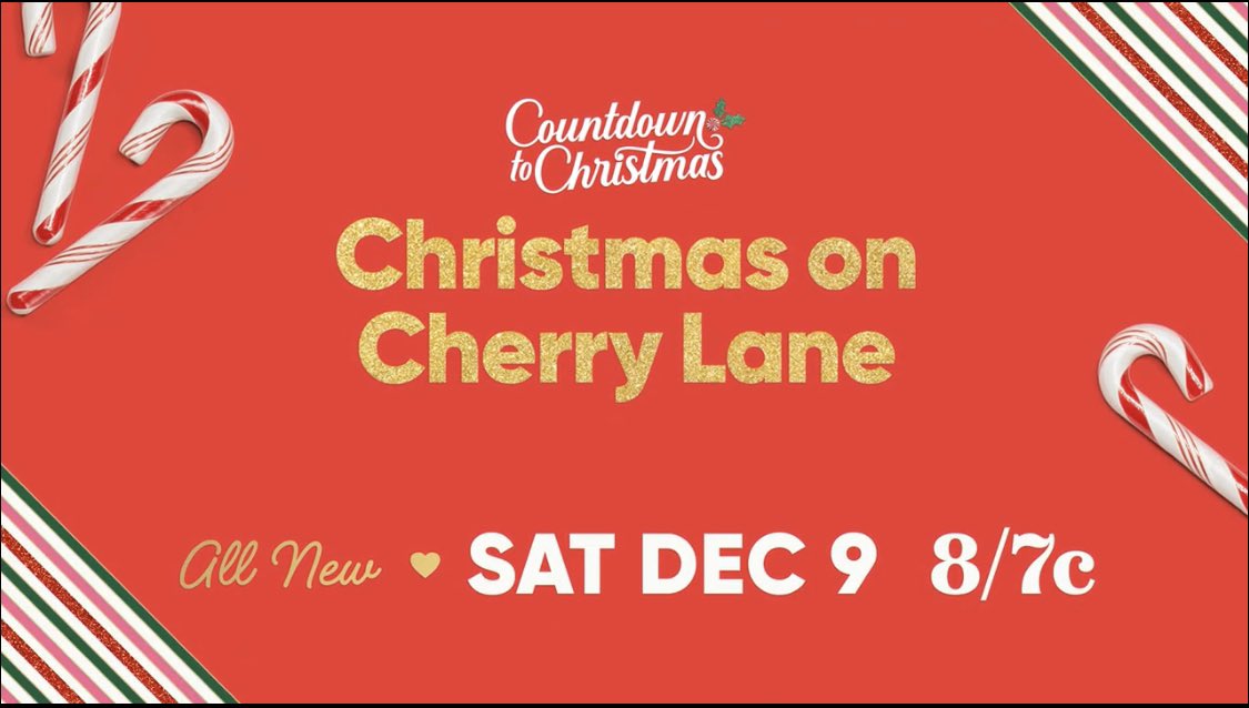 like the ethereal embrace of fresh falling snow, <a href="/hallmarkchannel/">Hallmark Channel</a> #ChristmasOnCherryLane drops tomorrow Dec. 9th

thrilled to have played a part in such a joyful, twinkling, holiday story!#CountdowntoChristmas &amp;
jingle on ✌🏼❤️❄️