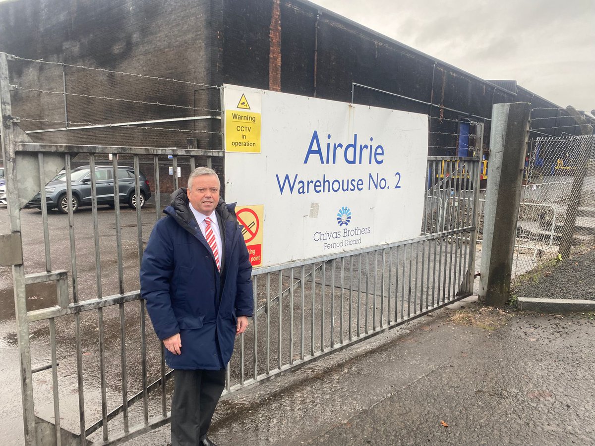 Great to visit Chivas Brothers warehouse in Airdrie this morning and meet some of the team. I’m looking forward to meeting businesses in Airdrie and Shotts in the coming months to discuss job creation and investment in our area.