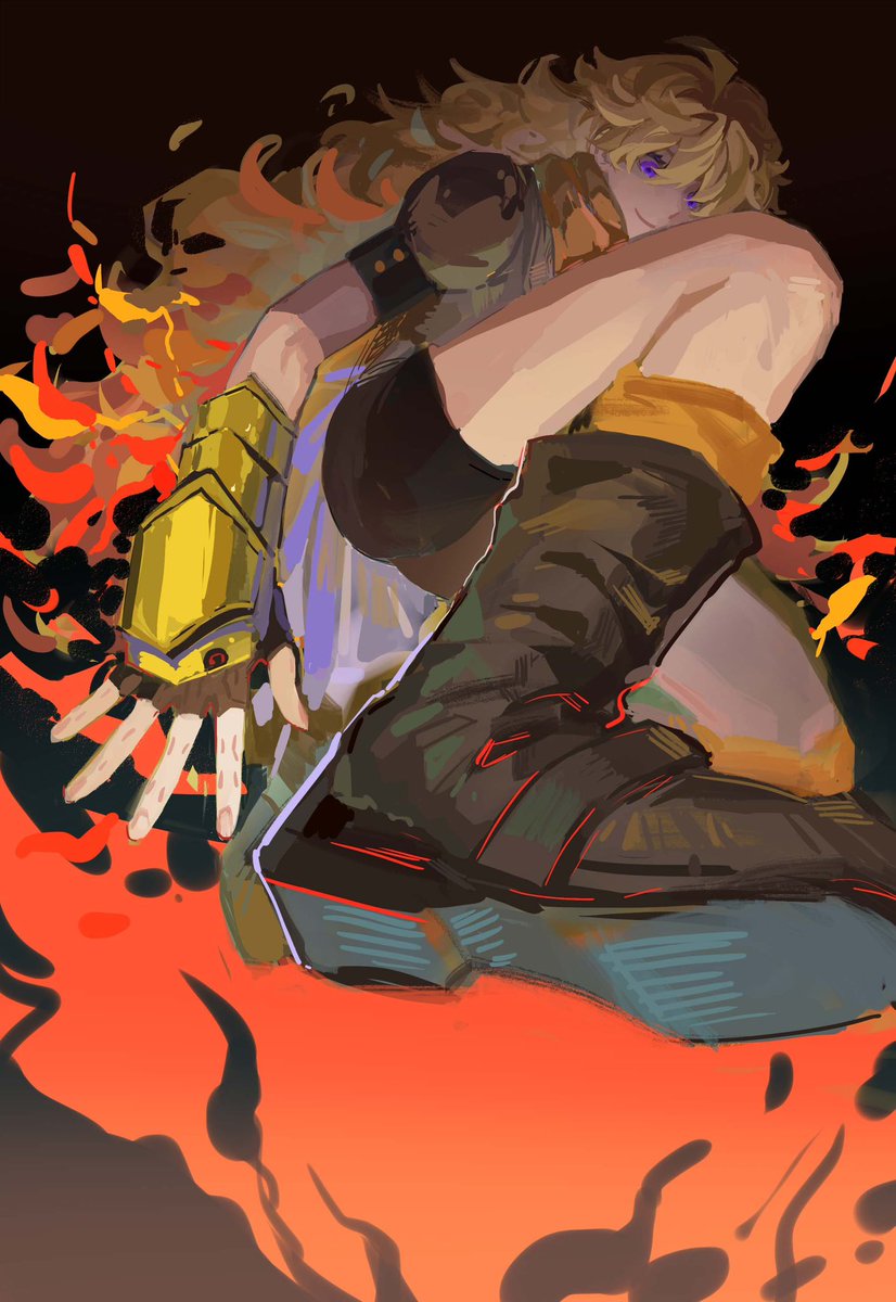 画完发现人体有大问题，但是已经来不及改了🫨
#rwby #YangXiaoLong