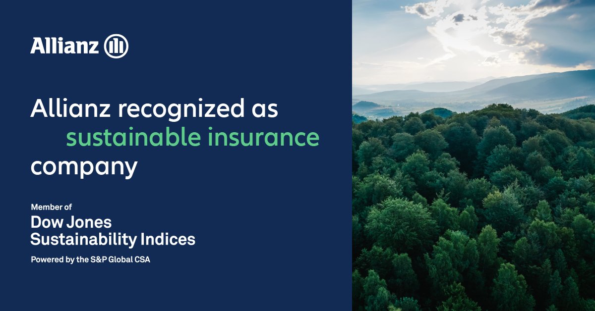 Allianz (@allianz) on Twitter photo Allianz scored 82 (out of 100) in the 2023 <a href="/SPGlobal/">S&P Global</a> CSA (score date: 24.11.23), underlying DJSI. âThank youâ to our colleagues worldwide. We couldnât have done it without you!â đđđ
allianz.com/en/press/news/âŠ
#Sustainability #CSA2023 #Ranking #AllianzOnClimate #Allianz Allianz scored 82 (out of 100) in the 2023 <a href="/SPGlobal/">S&P Global</a> CSA (score date: 24.11.23), underlying DJSI. âThank youâ to our colleagues worldwide. We couldnât have done it without you!â đđđ
allianz.com/en/press/news/âŠ
#Sustainability #CSA2023 #Ranking #AllianzOnClimate #Allianz