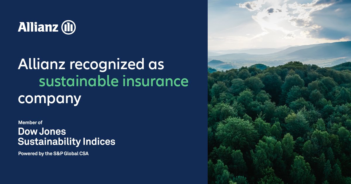 Allianz scored 82 (out of 100) in the 2023 @SPGlobal CSA (score date: 24.11.23), underlying DJSI. “Thank you” to our colleagues worldwide. We couldn’t have done it without you!” 🌍🙏😊 allianz.com/en/press/news/… #Sustainability #CSA2023 #Ranking #AllianzOnClimate #Allianz