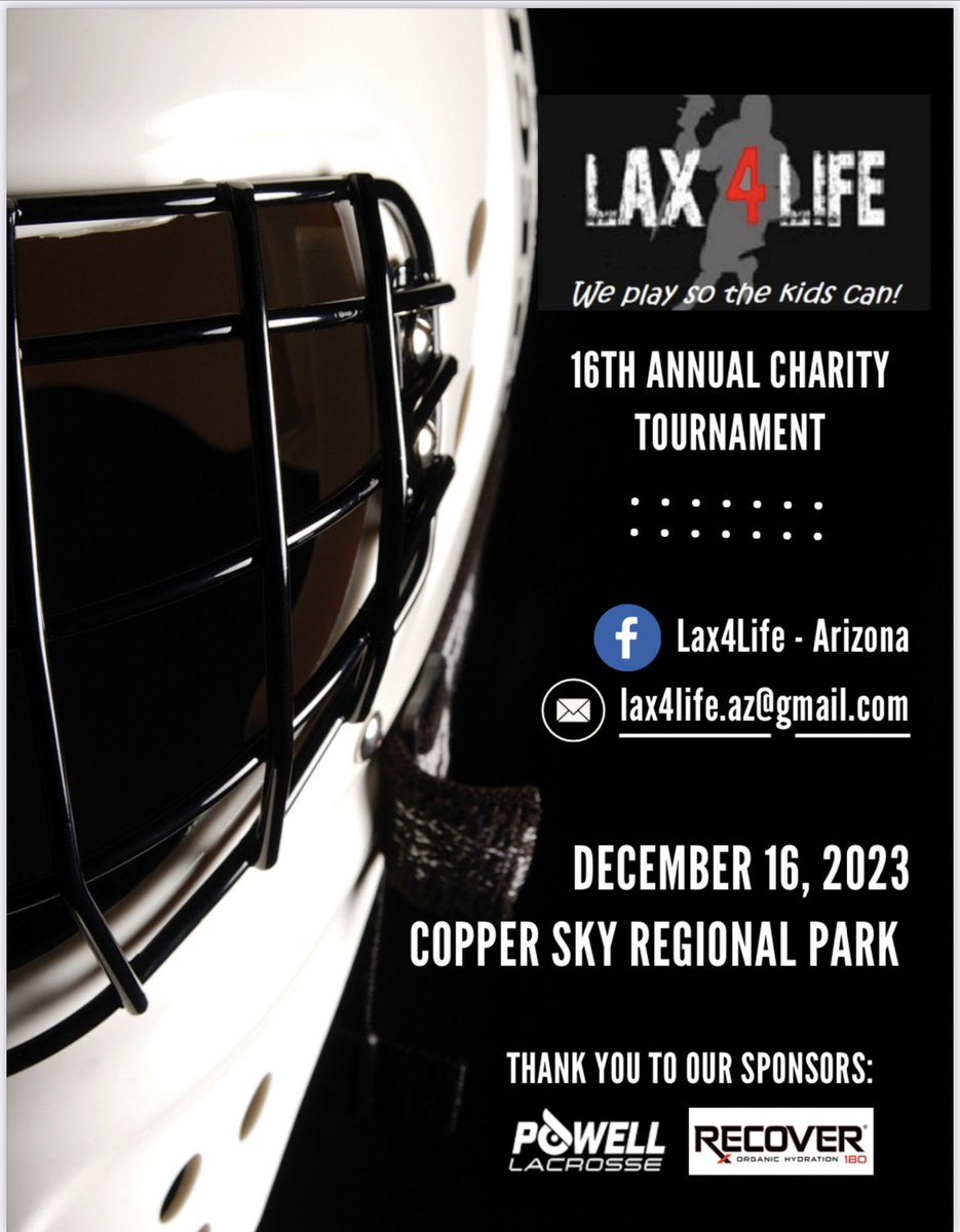 Lots of prep happening for the 16th Annual Lax4Life!  Shout out to our sponsors <a href="/powelllacrosse/">Powell Lacrosse</a> and <a href="/Drink_Recover/">RECOVER 180</a> Recover 180.  Look for free samples and swag raffles!!