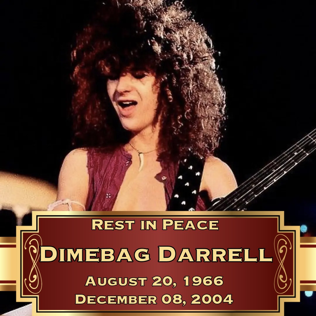 Rest in Peace to Mr Dimebag Darrell (@Pantera)

#Pantera #DimebagDarrell #パンテラ #ダイムバッグダレル #판테라 #다임백대럴 #Heavymetal #Thrashmetal #Groovemetal #Southernmetal #Music #Producer #Popularmusic #billboard #americanmusician #Rip