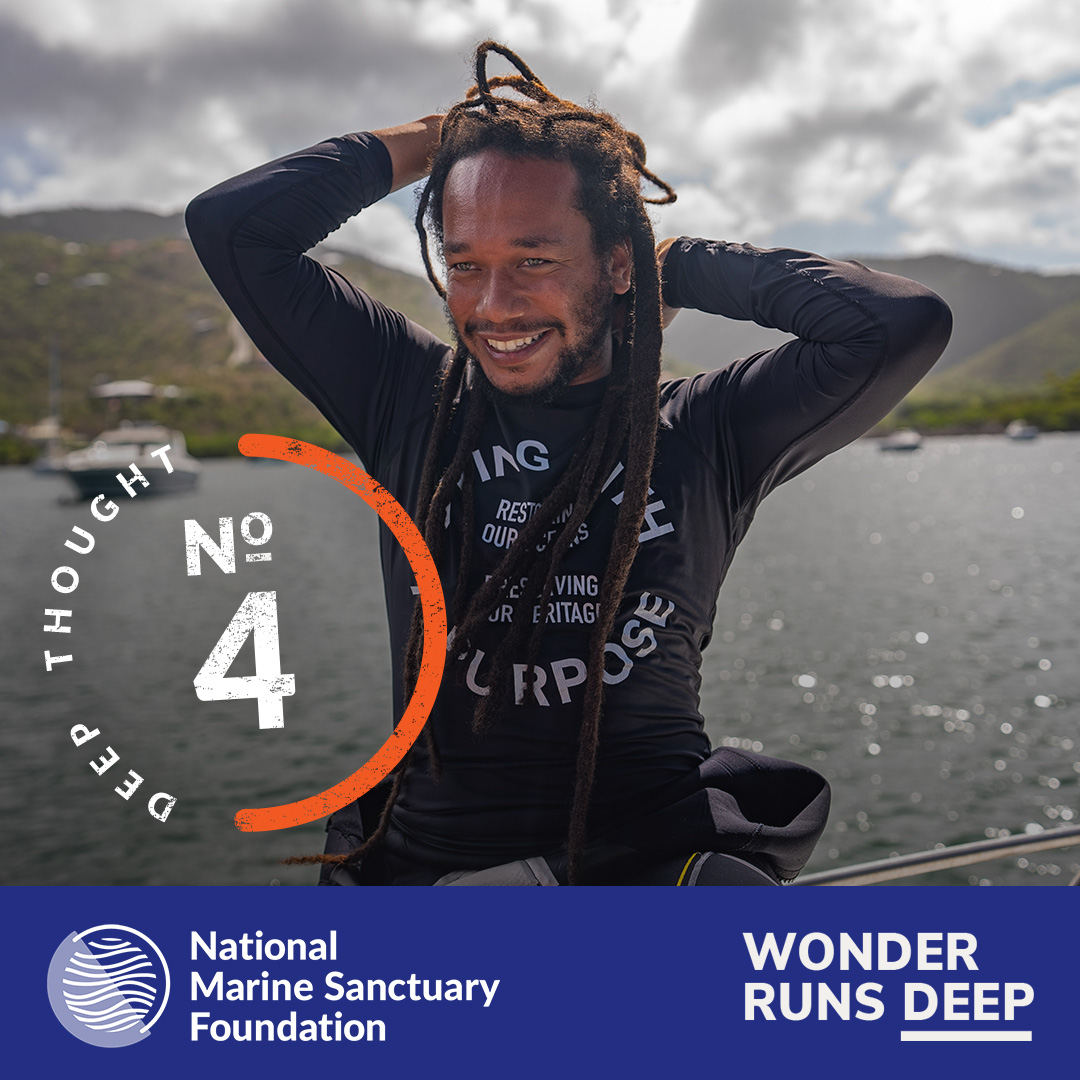 For Dr. Justin Dunnavant, there is so much to learn about and explore in our marine world, and he “encourages people to get out to a sanctuary and see for themselves why they are such magical places.” marinesanctuary.org/donate <a href="/ArchFieldNotes/">jstn_dnvt</a>