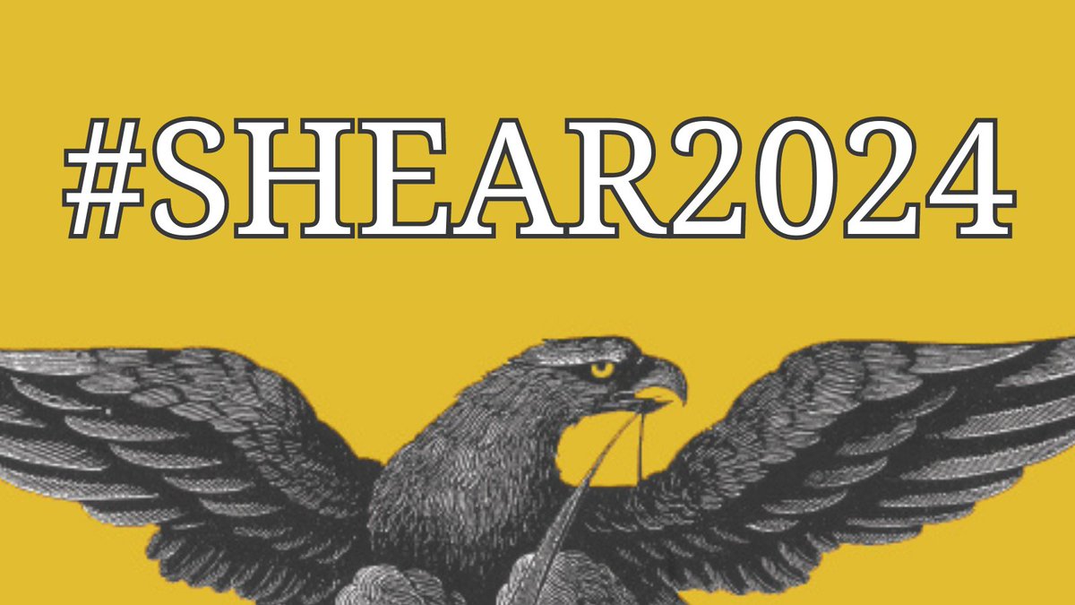 Just one week left to submit a proposal for #SHEAR2024 in Philadelphia! Proposals are due December 15. 

For more information, including a way to connect to other SHEARites looking for panelists, visit shear.org/call-for-paper….