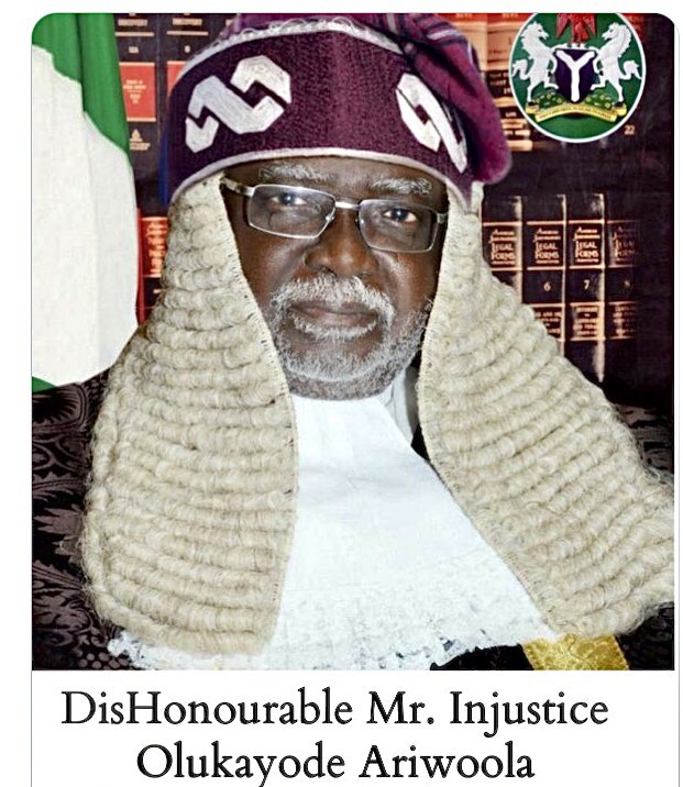 AreaFada1's tweet photo. My people, abi if I talk now them go say AreaFada dey insult dia papa, but when papa dey misbehave like children them no go see am, e be like say some of our leaders dey form Nollywood for our face, turning our suffering to comedy. Dem dey dance shaku shaku ontop our pain while we dey endure hardship. 

See DisHonorable justice of injustice we dey call you out for your wicked acts. The masses dey suffer, u don carry our constitution turn am upside down. Our yeye judiciary wey dey promote injustice una try. We go loud am, we no go keep quiet! 

YAKUBU na God go judge you.

If all dia doings dey pepper u as e dey pepper me, help me curse dis yeye people.
It shall never be well with dem🙏

 #SpeakUp #CallOutLeaders #NigeriaDeservesBetter"