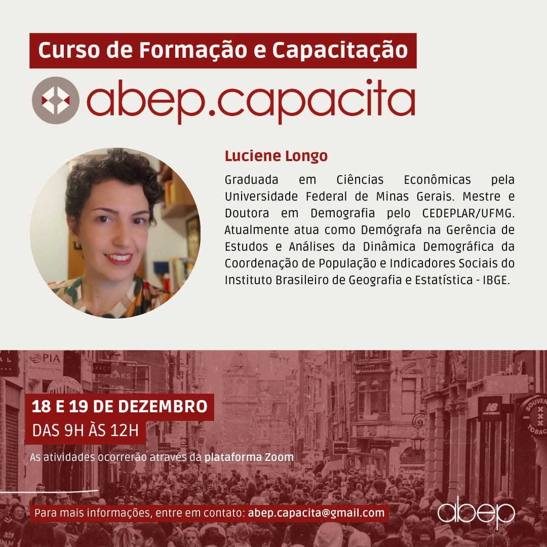 Abep - Assoc Bras Estudos Populacionais tweet media