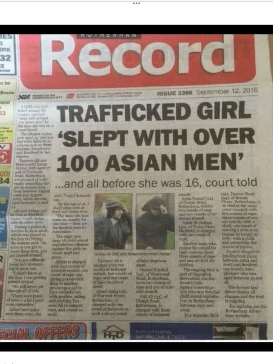 Did she really “sleep with” over 100 men? This is how Rotherham newspaper reported it 😡