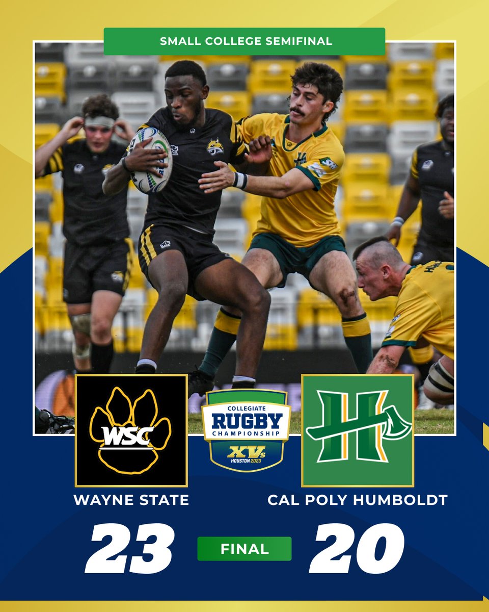 ncrrugby's tweet photo. Wayne State completes the comeback to advance to the Small College National Championship! 📈

#CRC15s | #National15s https://t.co/oGaqTO7H7l