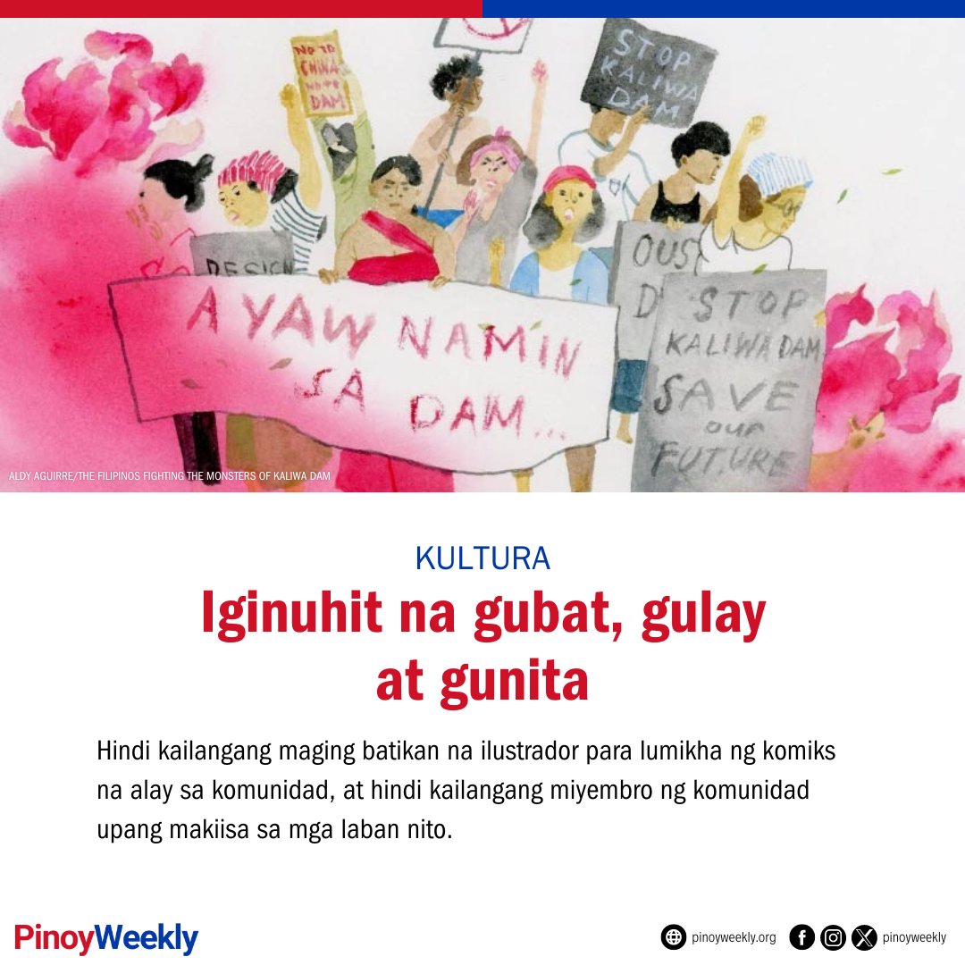 Ipinamalas nina Aldy Aguirre at Sixto Tamangen Talastas ang kanilang pakikiisa sa mga komunidad sa ambag nilang sining para sa Libraries of Resistance, isang website na nagsisilbing espasyo para sa mga kuwento ng iba’t ibang komunidad sa Asya. BASAHIN: tinyurl.com/y8wpz6mr 🔗