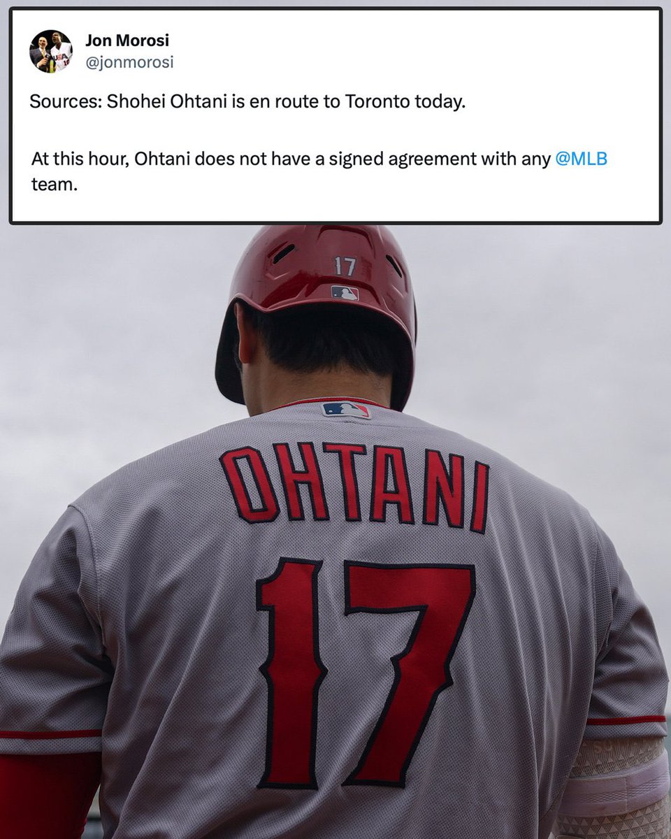 How famous is <a href="/jonmorosi/">Jon Morosi</a> right now lol! #Ohtani