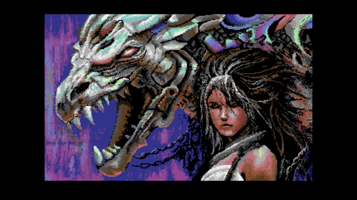 MuseumCommodore's tweet photo. ๐ Dragontamer (2023) Commodore 64 Artwork ๐จ
๐ Released by: Hokuto Force, Lethargy
๐
Released At: Arok Party 2023
๐ Release Date: 15 July 2023
๐ผ๏ธ Type: C64 Graphics (NUFLI)
#Commodore64 #C64Art #HokutoForce #ArokParty2023 #NUFLI #C64Graphics #museumcommodore #8bit #8bitpainter
Download here: https://t.co/lscgKm6nLG