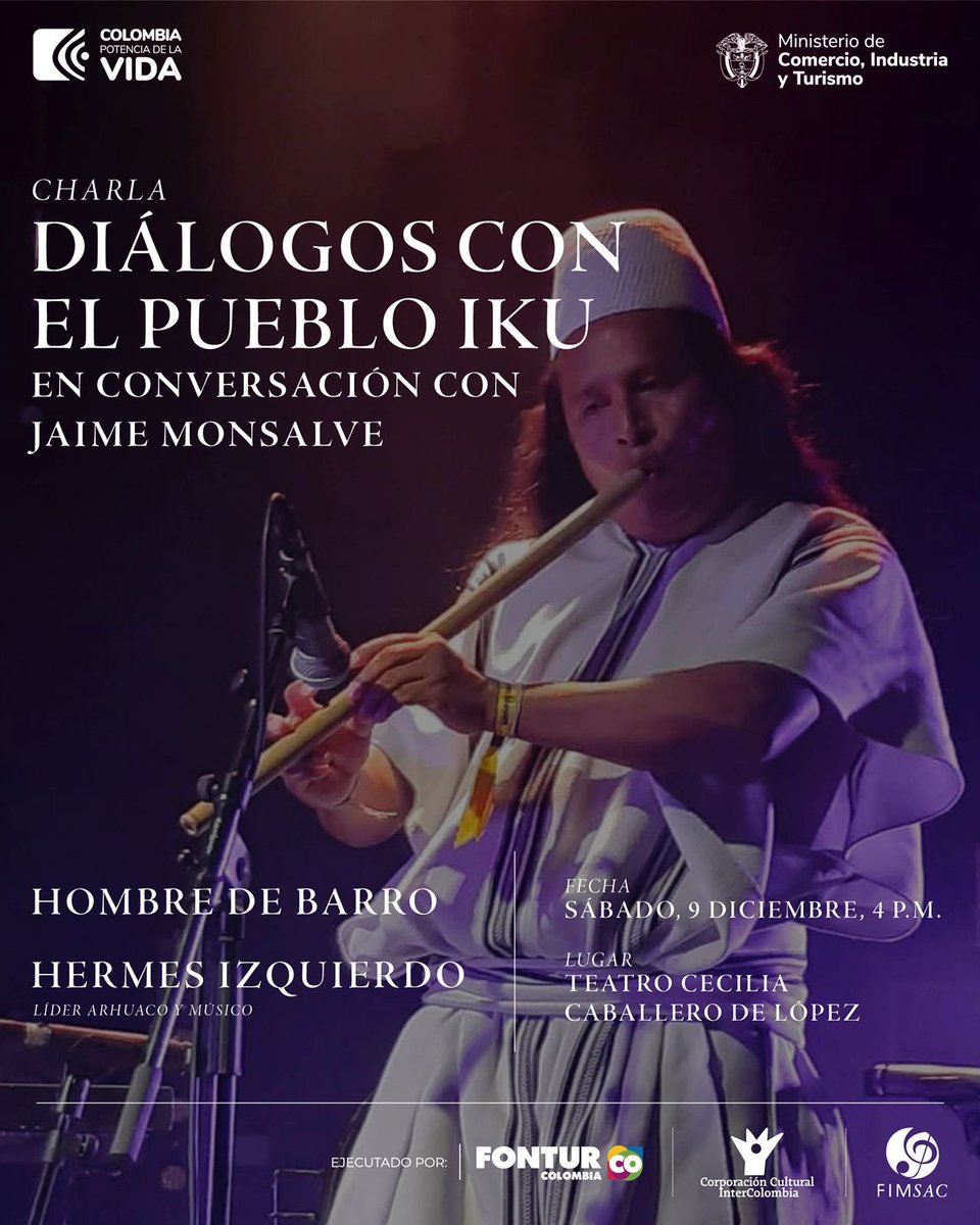 Jamon_Salve's tweet photo. ¡Valledupar, edénico lugar!

Mañana estaremos junto con @uriancho1 Hombre de Barro y el líder y músico arhuaco Hermes Izquierdo, conversando antes de su concierto. Por supuesto que Teto y su buen espíritu saldrán en la charla.

Entrada libre. Gracias a la invitación de @FMSBogota https://t.co/3K4Jo1Bq7B