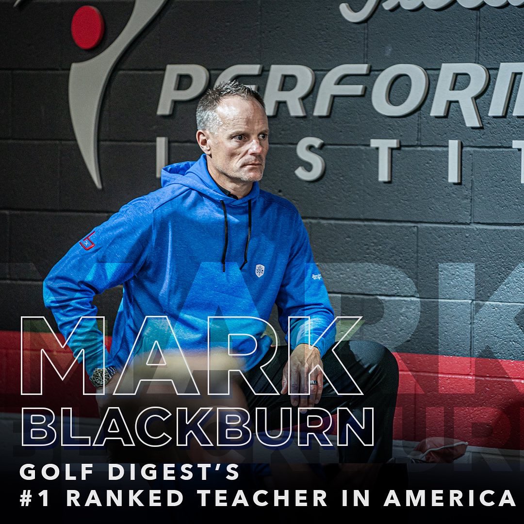 For the first time in over 20 years, a new name on top. Congrats to our instructor and friend @blackburngolf on being voted @GolfDigest’s top teacher in America. A well-deserved honor that not only reflects the impact he’s had on his students, but the instruction community.