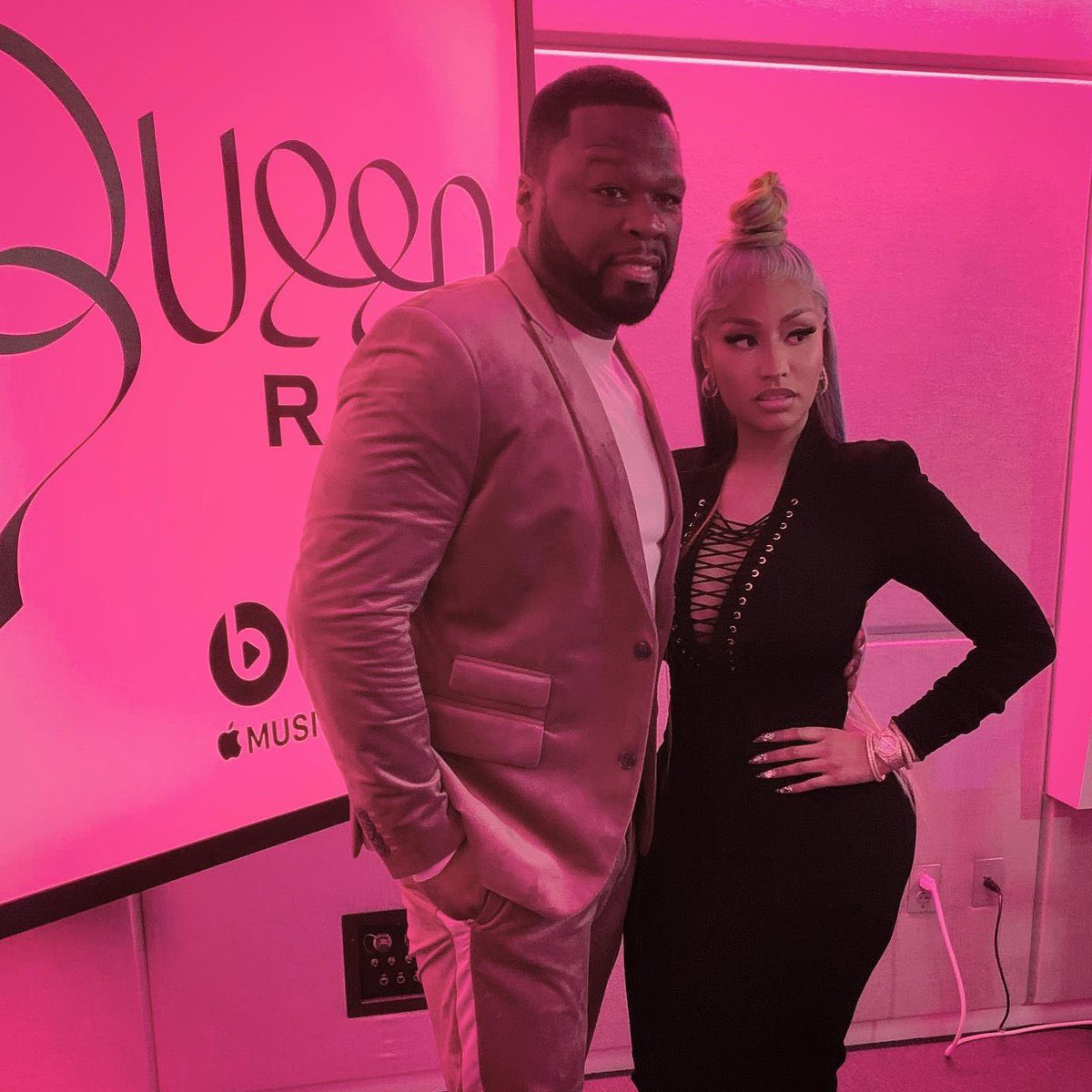 50cent_daily's tweet photo. ‼️ABOUT TIME‼️

50 Cent will be featured on Nicki Minaj's 'Pink Friday 2' deluxe edition album dropping next Friday! https://t.co/prIuyVWfxm