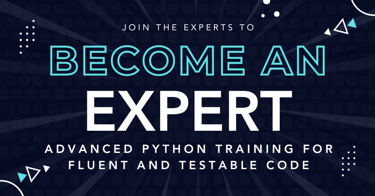 Join @dontusethiscode and @RiddleMeCam to become a Python Expert in our all-new µTraining! Spend two days with the experts in a hands-on, interactive event. Learn more here: eventbrite.com/e/training-bec…
