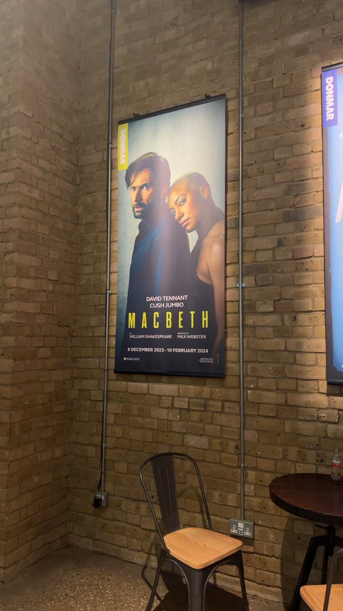 Seeing the opening night of Macbeth… highlight of the month!