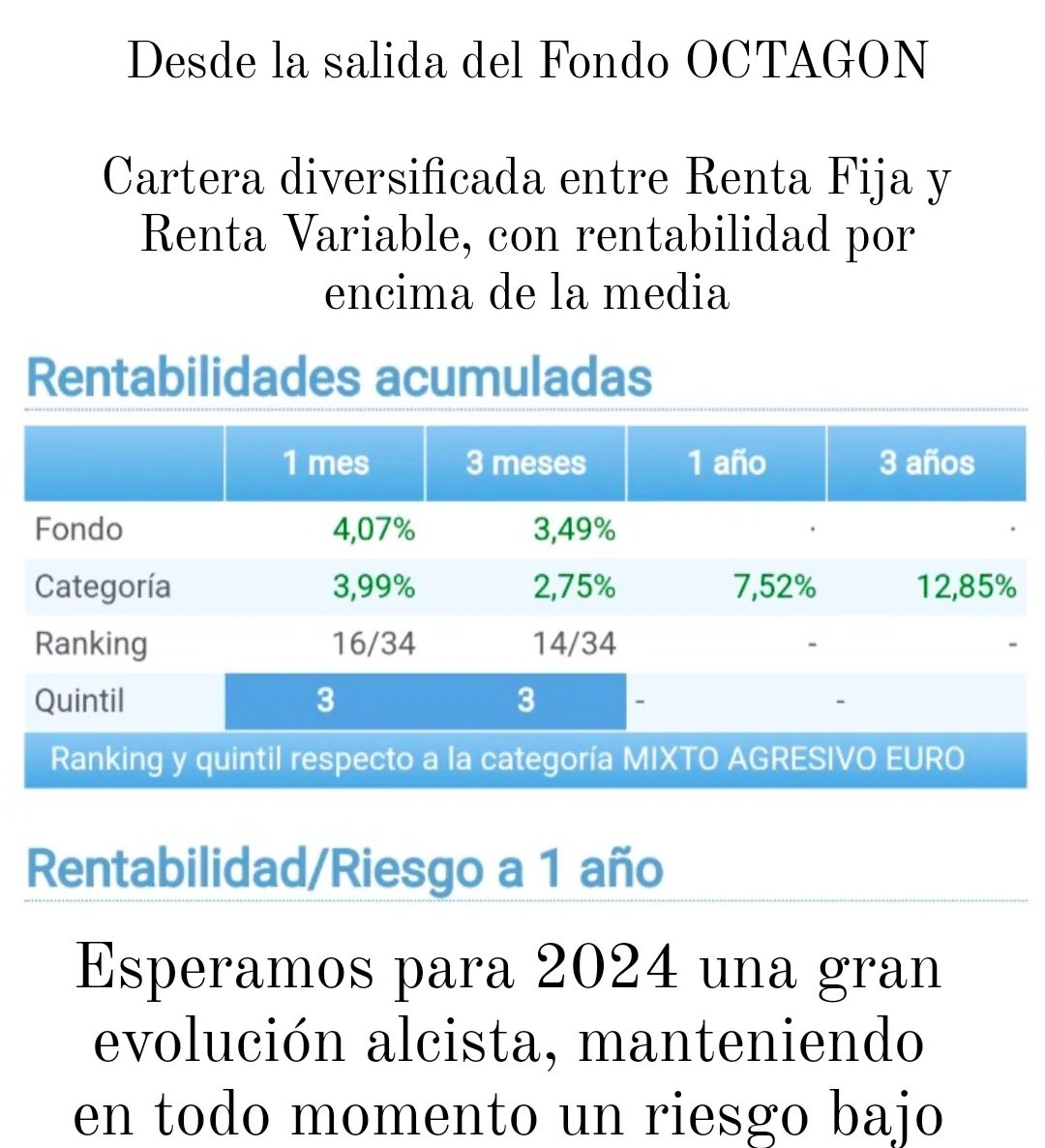 AneirosChan's tweet photo. Disponible en https://t.co/Xcvw1o7PmU
ISIN: ES0174115099
Cinvest/Octagón

📈La forma de combinar Renta Fija y Variable Europea con bajo riesgo (3/7)

#FondoInversion #Inversion #Bolsa https://t.co/mZI2AwACoB