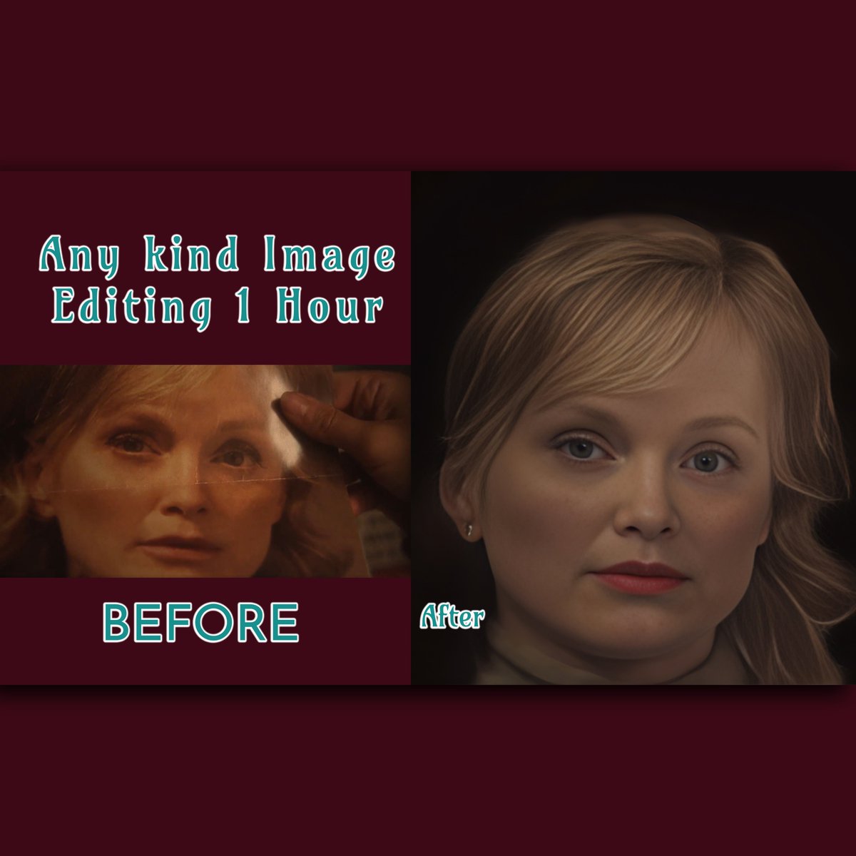 MarandaRodriqu1's tweet photo. Do you have low-quality, blurry, or faded images that you want to improve? Do you want to enhance, sharpen, unblur, upscale, or colorize your photos?

Order Here: https://t.co/arUhHkXMhD

#photoediting #photoenhance #photorestoration #madeonfiverr #fiverrseller #biplob390 https://t.co/s4KAaetk2l