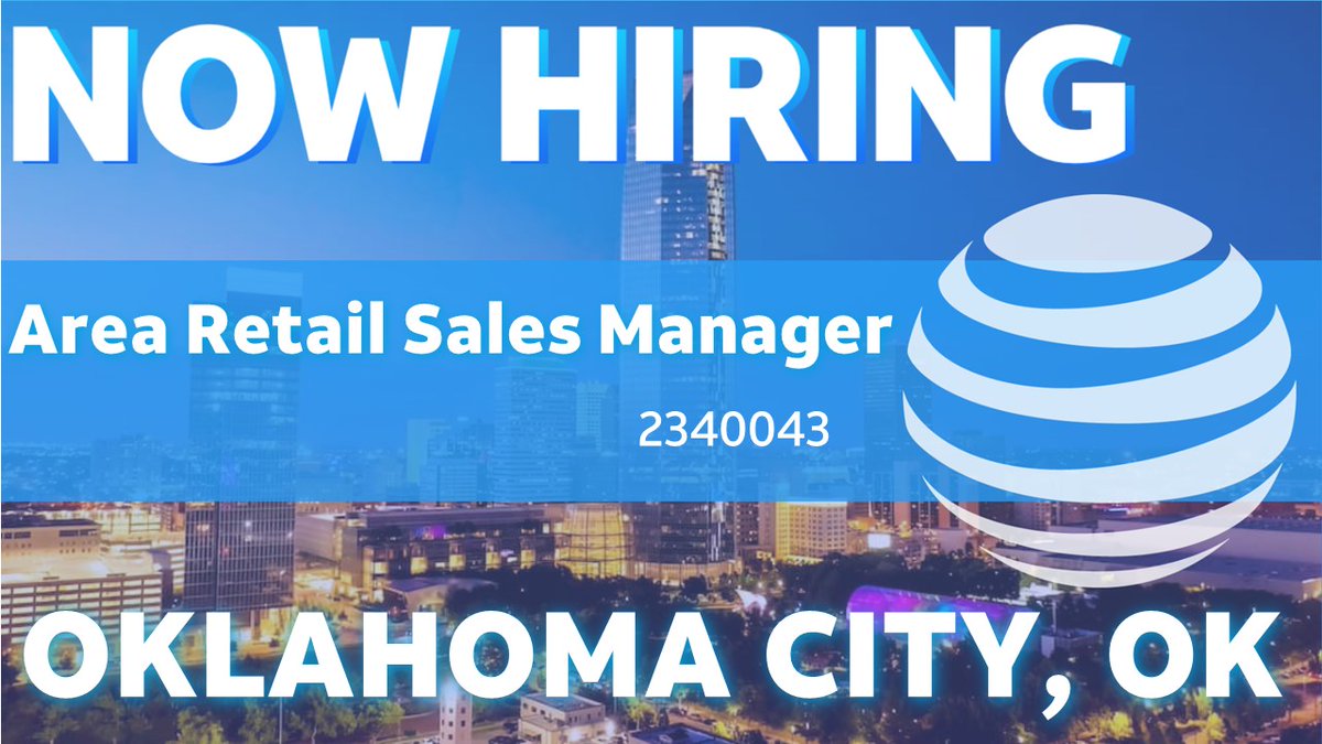 📣Are you ready to take your career to the next level? ✨We are searching for the brightest leaders to join the grOund breaKers leadership team in Oklahoma City as an Area Retail Sales Manager! ✨ Don't delay and apply today! OKC ARSM - 2340043 #winMOORE
