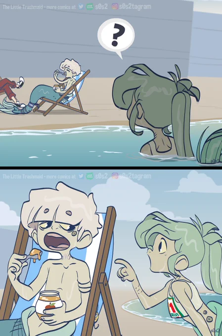 Applesauce🐠🧃  #tlt #trashmaid #mermaid #savetheplanet 