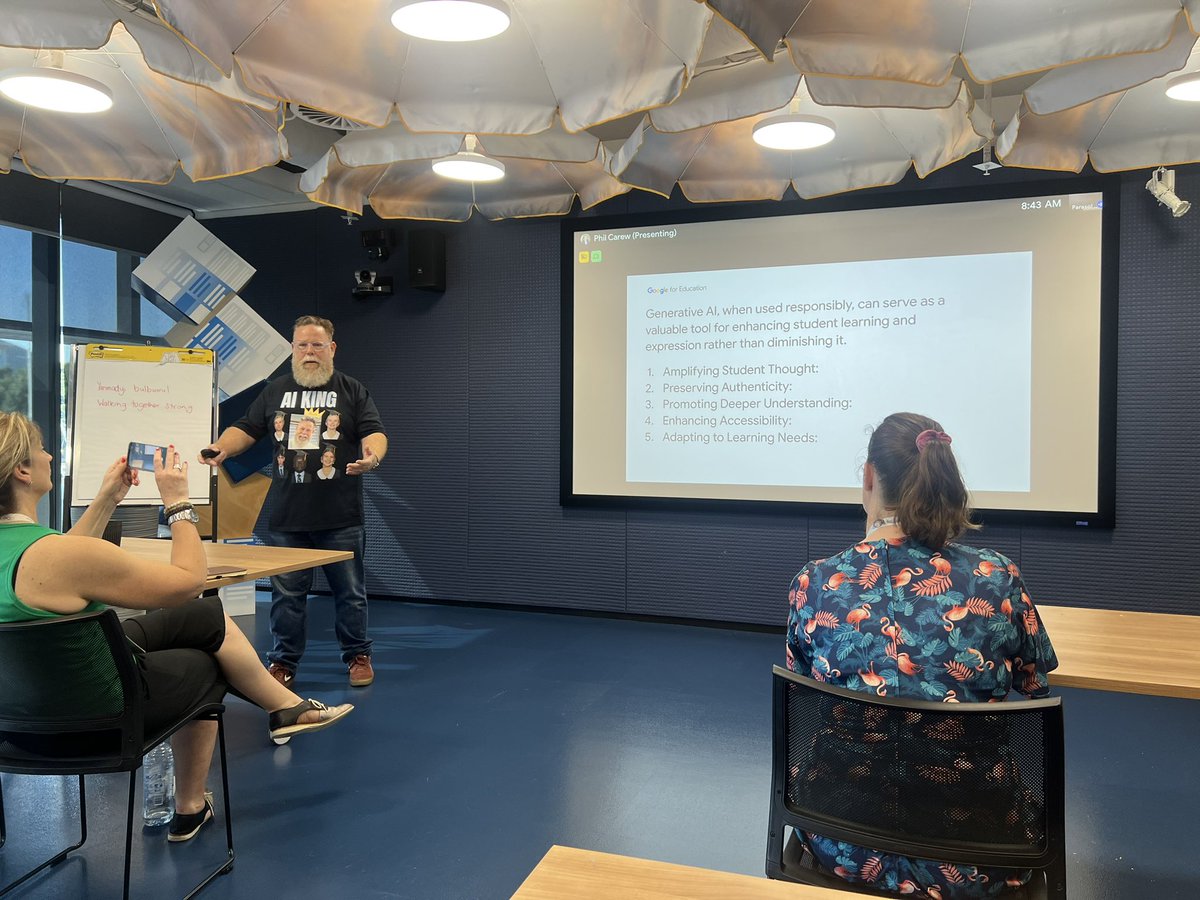 Adam Hill (@adamhilledu) on Twitter photo The Day 3 Coffee Talks were, again, very inspiring. I attended the ones on AI, <a href="/breakoutEDU/">Breakout EDU</a> and STEM. More incredible presenters sharing their amazing work. So grateful to be part of this network! <a href="/EtheridgeMaria/">Maria Etheridge www.mariaetheridge.com</a> #GoogleChampions #GoogleEI #GoogleET #SYD19 The Day 3 Coffee Talks were, again, very inspiring. I attended the ones on AI, <a href="/breakoutEDU/">Breakout EDU</a> and STEM. More incredible presenters sharing their amazing work. So grateful to be part of this network! <a href="/EtheridgeMaria/">Maria Etheridge www.mariaetheridge.com</a> #GoogleChampions #GoogleEI #GoogleET #SYD19