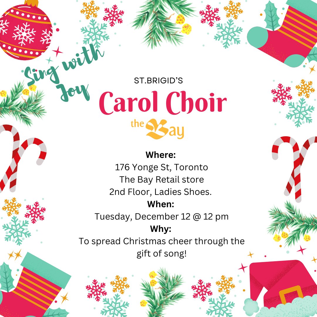 classycolla's tweet photo. @TCDSB  @stbrigidtcdsb @StBrigidCSPC 

Feel like hearing some Christmas songs! Come see St Brigid's "Carol Choir" spread some cheer!

*They will actually be singing at 12:30pm* https://t.co/szljy4sSkj
