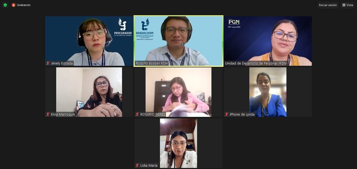 Personal de la @PGNguatemala recibió la conferencia: 'Derechos de la Niñez y la Adolescencia”, con el objetivo de reflexionar acerca del marco legal nacional e internacional de las garantías fundamentales de este grupo etario. Más información👇 pdh.org.gt/comunicacion/n…