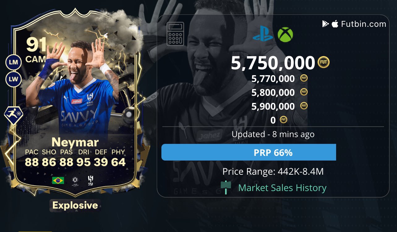 FUT Sheriff - Neymar is coming as Thunderstruck player ✓