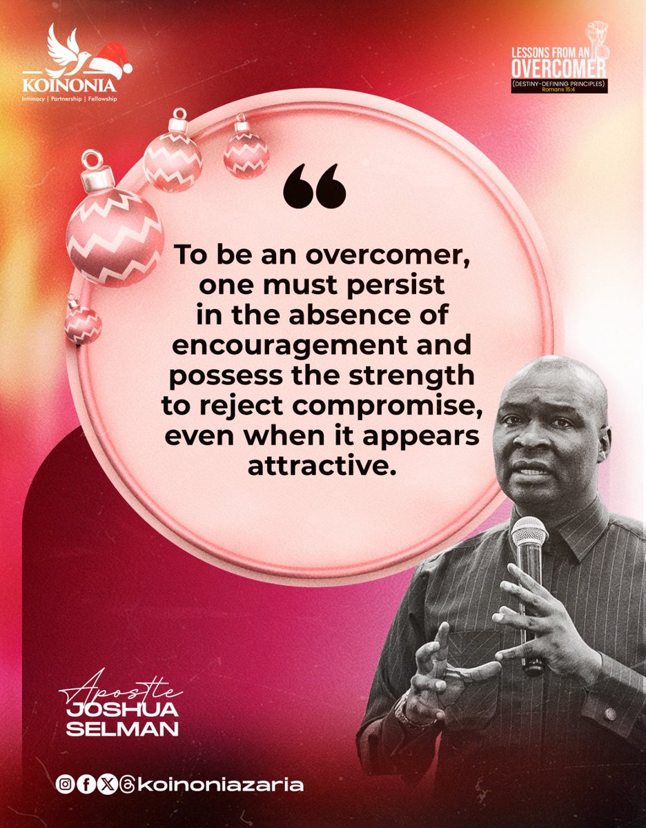 koinoniazaria's tweet image. #ApostleJoshuaSelman
#LessonsFromAnOvercomer
#DestinyDefiningPrinciples
#ThisIsKoinonia 
#KoinoniaZaria 
#KoinoniaGlobal
#TheYearOfOpenDoor