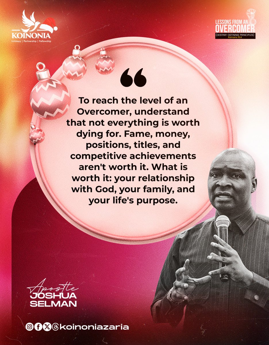 koinoniazaria's tweet image. #ApostleJoshuaSelman
#LessonsFromAnOvercomer
#DestinyDefiningPrinciples
#ThisIsKoinonia 
#KoinoniaZaria 
#KoinoniaGlobal
#TheYearOfOpenDoor