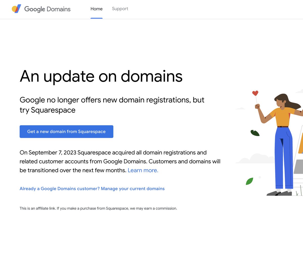 That was unexpected from #GoogleDomains..
Best alternatives to manage your domains with a great UX?