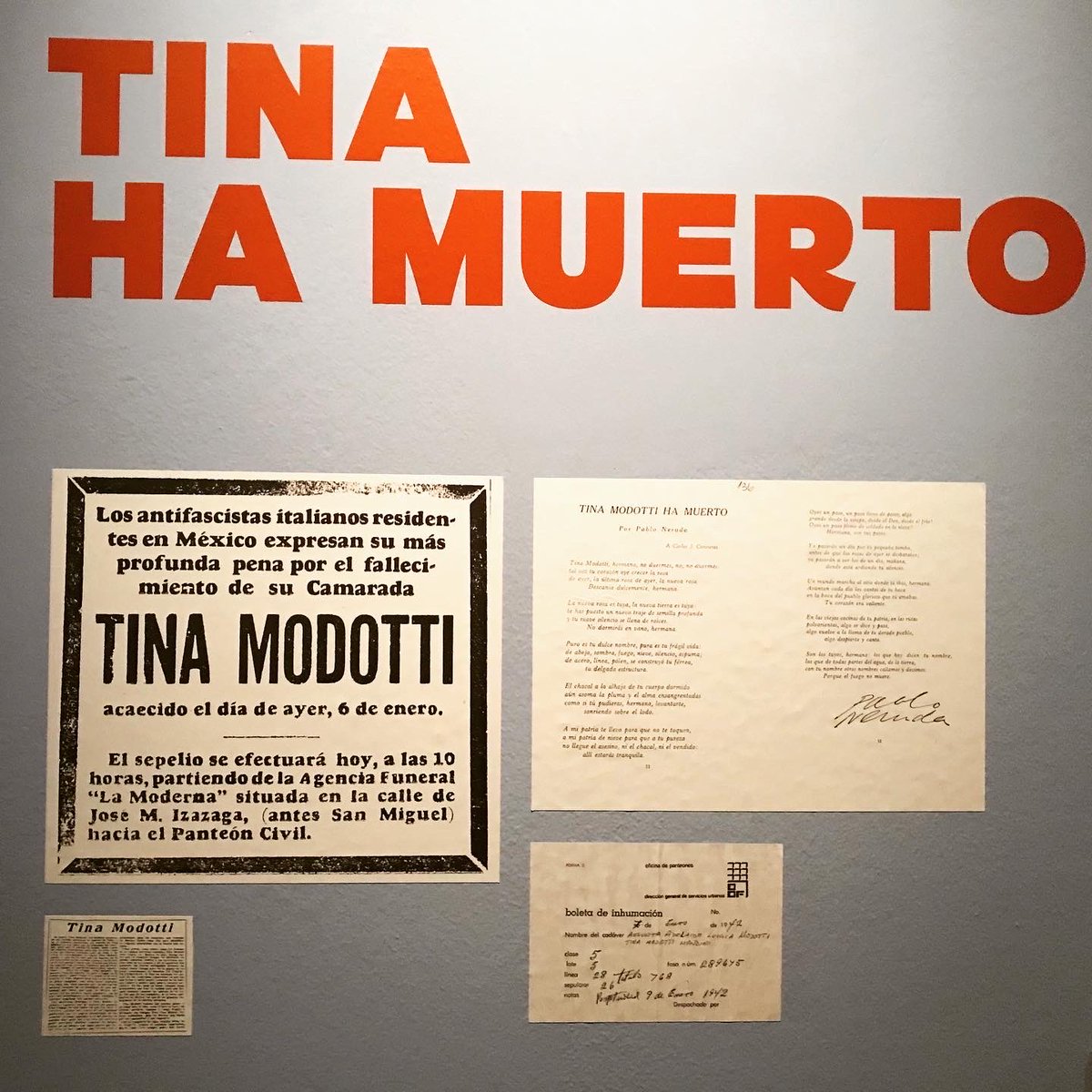 #TinaModotti oggi a Rovigo.