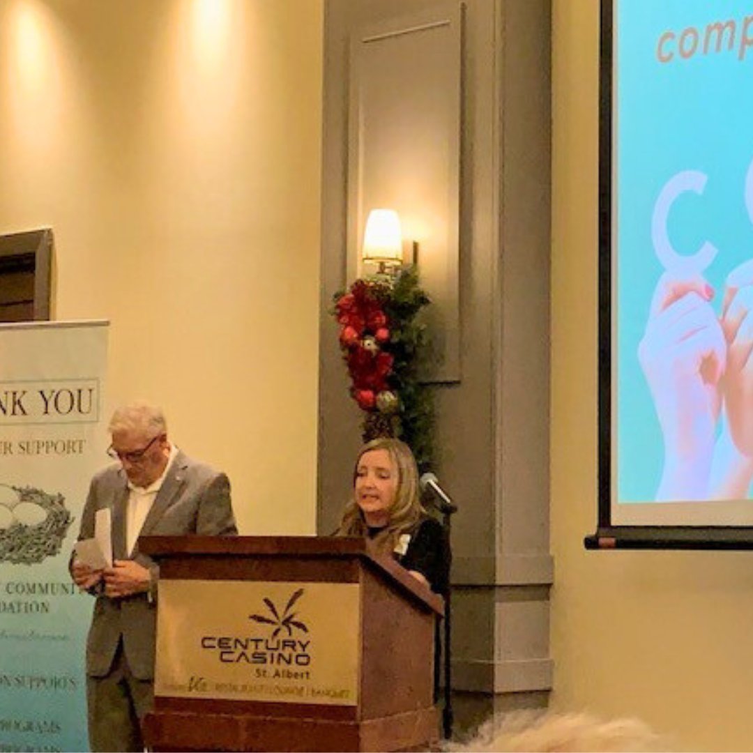 Thank you to the St. Albert Community Foundation for a generous grant of $16,250, moving us closer to our commitment of just over $38,000 to support the Resident Wellness and Quality of Life Improvement Project at #YouvilleHome!   #yegcommunity #abhealth