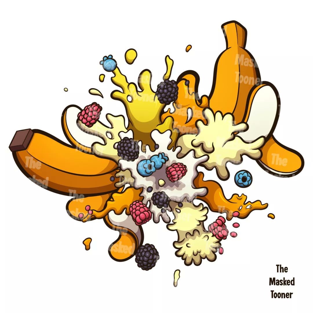 Fruit explosion! A cool commission for @cloud9xtraxts 🍌🍇
-
#fruit #fruitexplosion #grapes #berries #blueberries #banana #commission #commissionwork #commisionsopen #freelancework #freelanceillustrator #stickerart #stickerdesign #logo #logodesign #cartoon #themaskedtooner