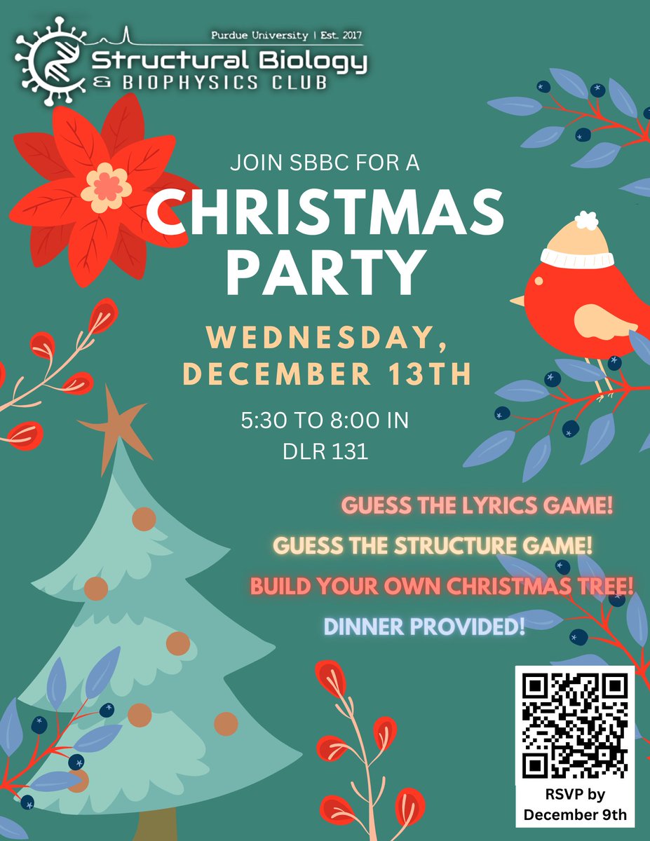 Purdue Structural Biology and Biophysics Club tweet media
