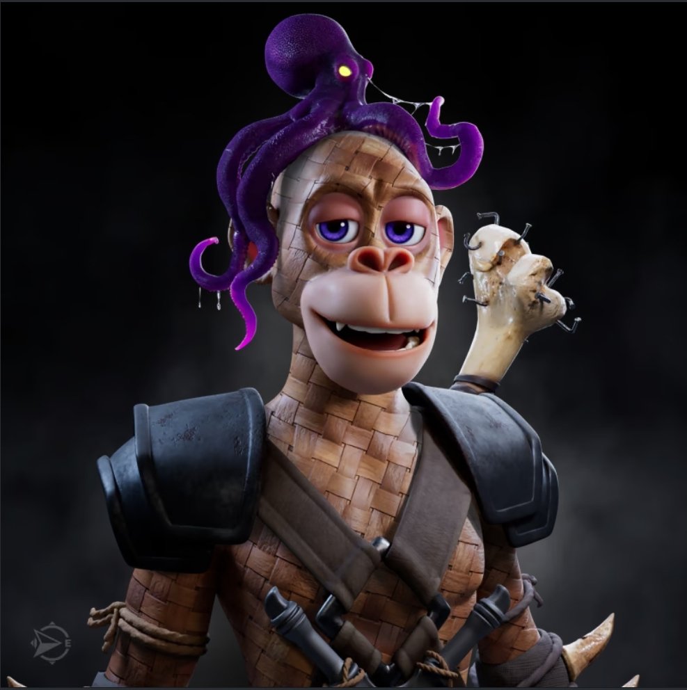 Zoom in 👀 <a href="/BullsApesProj/">Bulls and Apes Project</a> art is fire 🫡👌🏽 

#ApeTraitOfTheDay