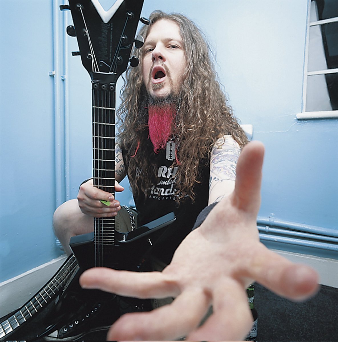 American musician #DimebagDarrell was shot and killed while performing onstage #onthisday in 2004. 🎸 #Pantera #Damageplan #groovemetal #heavymetal #guitar #music #history