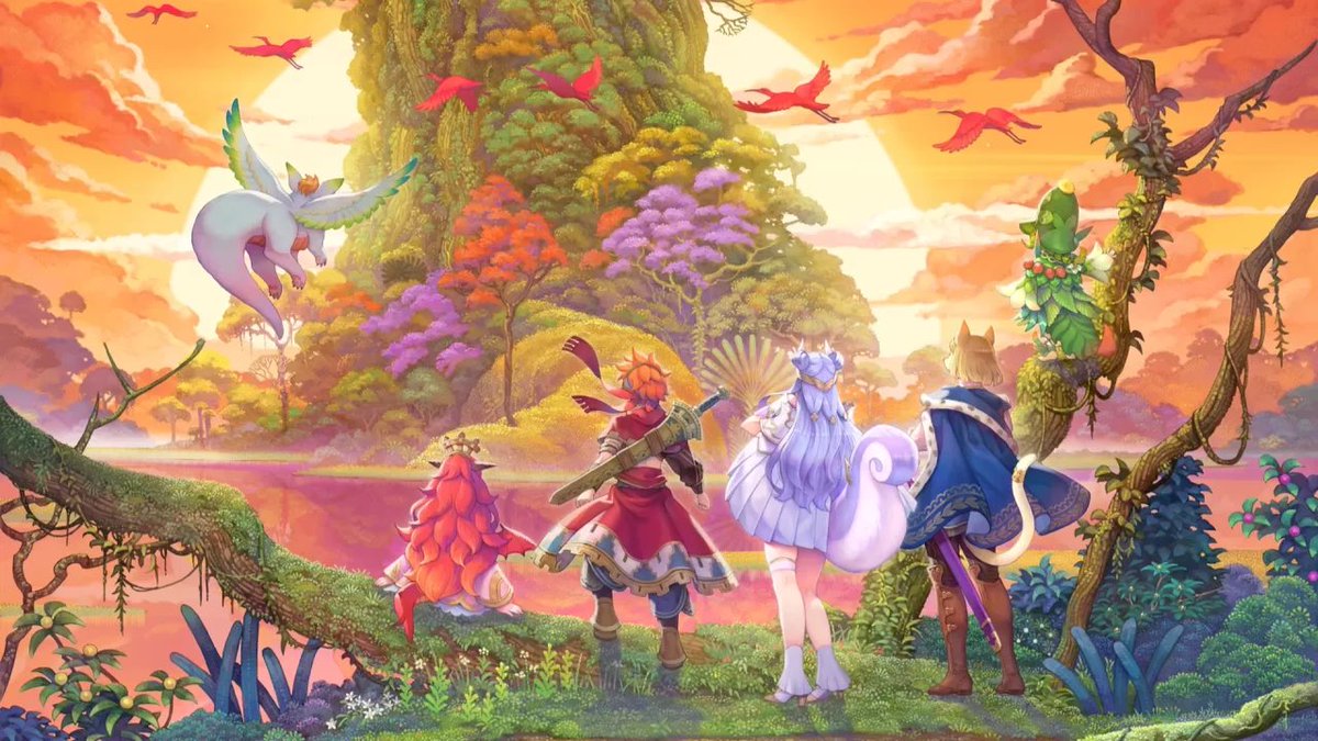 rpgfancom's tweet photo. Square Enix has announced Visions of Mana, the first new entry in the series in 15 years! 

You can read all about the title, set to release sometime in 2024, at the link below. 

News: https://t.co/7ZS0ZVDbBz https://t.co/mZUn0IUAv1